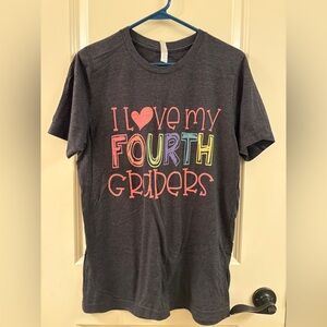 Bella Canvas Fourth Grade Teacher Tee